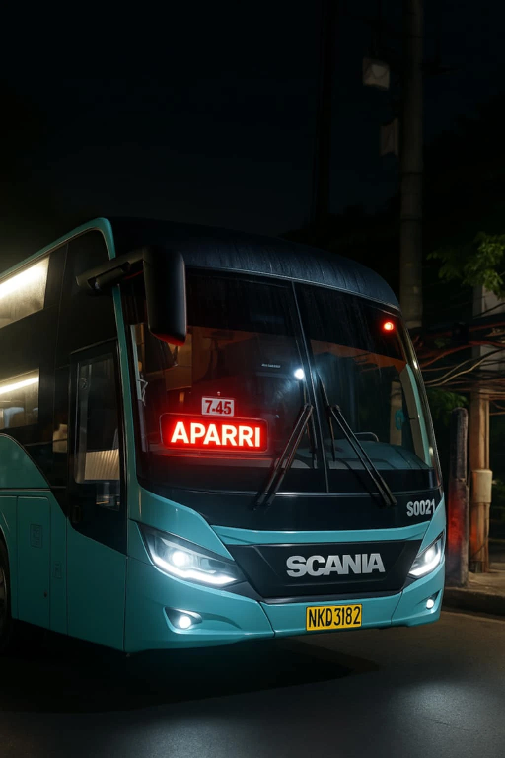 GV Florida Blue Bus