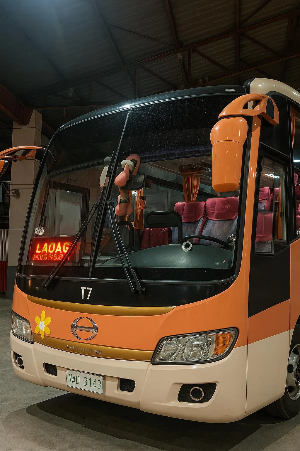 GV Florida Orange Bus